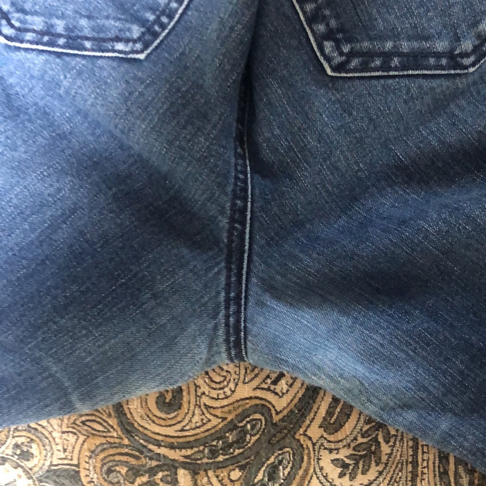 Maternity Cropped Blue Jeans Sz S - Picture 3 of 5